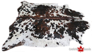 Big Real XXXL Cowhide Rug Tricolor. Premium Collection. Code 97037