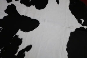 Genuine Black and White Cowhide Rug Premium Collection. Code 95388.