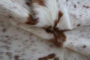 Cowhide rug. White and Brown Code 96076