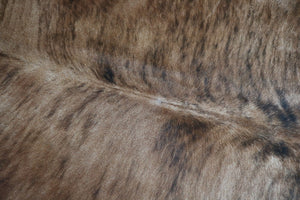 Brown Brindle cowhide rug. Code 96167.