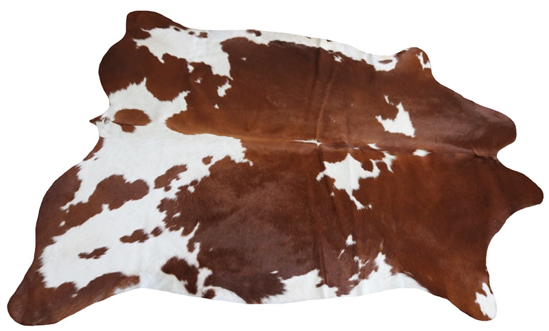 99262- Brown and White Cowhide Rug - Premium Collection