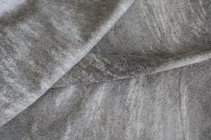 Grey and white Brindle cowhide rug. Code 96198.