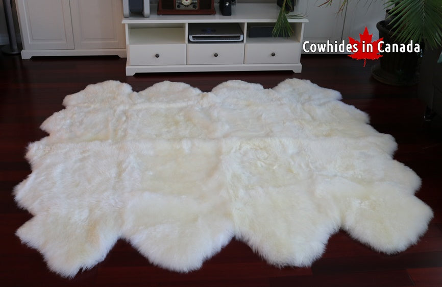 MO 98032 Tapis GRAND peau de Mouton Sheepskin BIG SIZE X 8