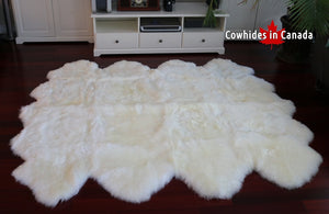 MO 98112 Tapis GRAND peau de Mouton Sheepskin SUPER BIG SIZE X 8