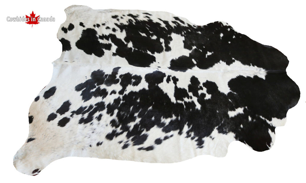99285- Cowhide Rug black & white  - Premium Collection