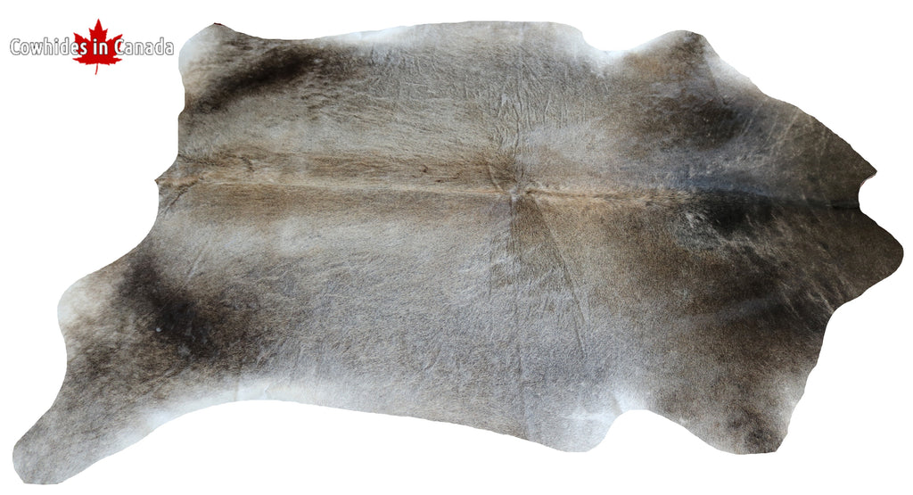 99313- Cowhide Rug GREY & CHAROLAIS  - Premium Collection