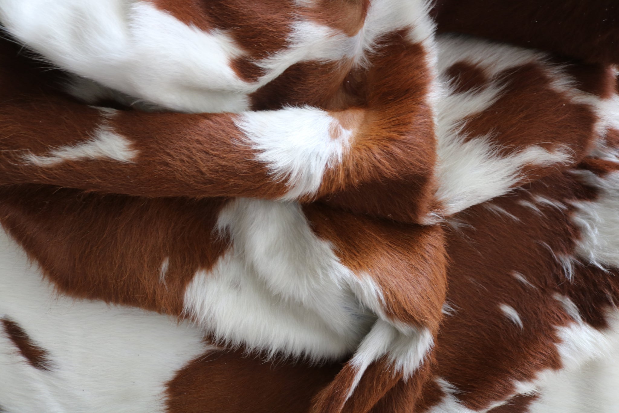 99319- Cowhide Rug BROWN & WHITE - Premium Collection