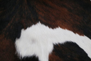 Big XXXL Cowhide Rug Tricolor. Premium Collection. Code 97008.