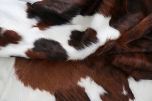 Cowhide Rug Tricolor XXL Premium Collection. Code 97019.