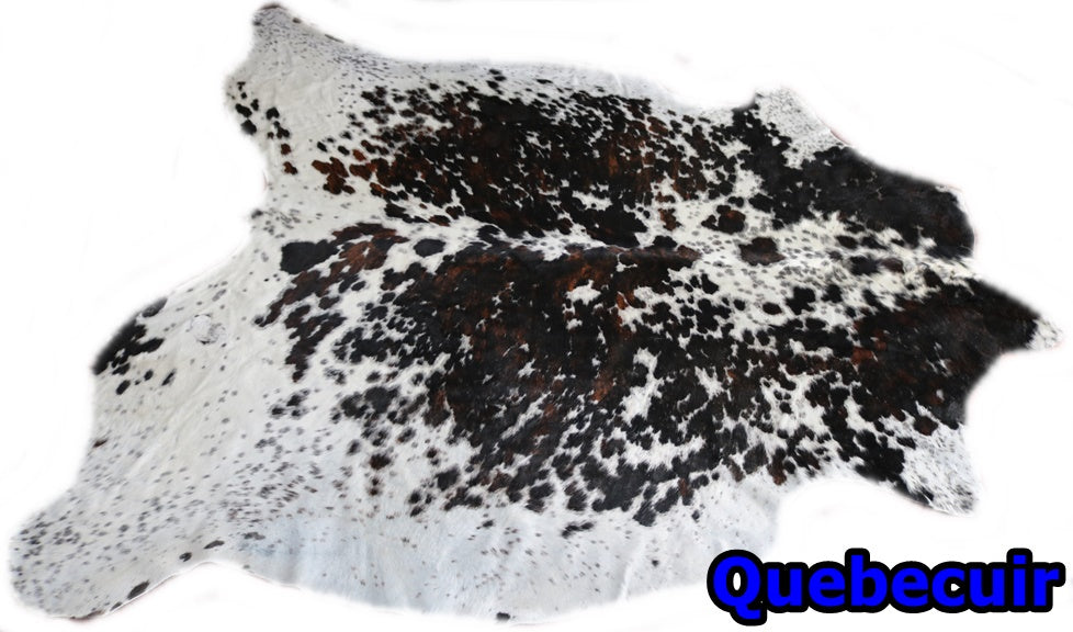 Big Real XXXL Cowhide Rug Tricolor. Premium Collection. Code 97028