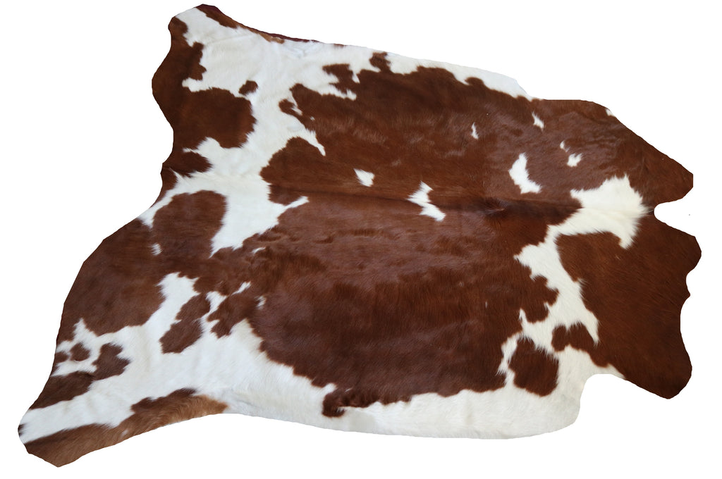 99358- Cowhide Rug BROWN & WHITE - Premium Collection