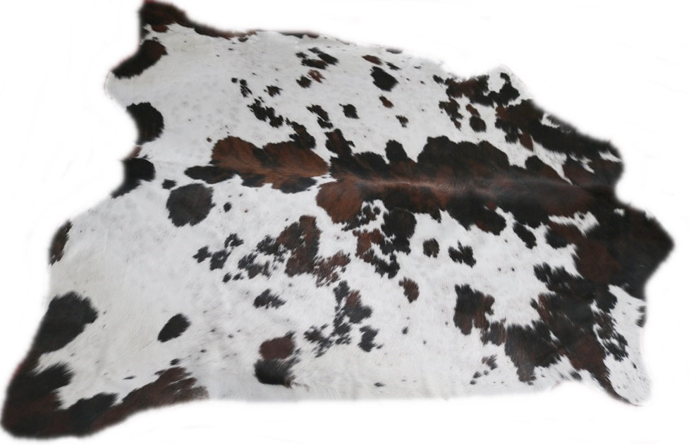 Big Real XXXL Cowhide Rug Tricolor. Premium Collection. Code 97033