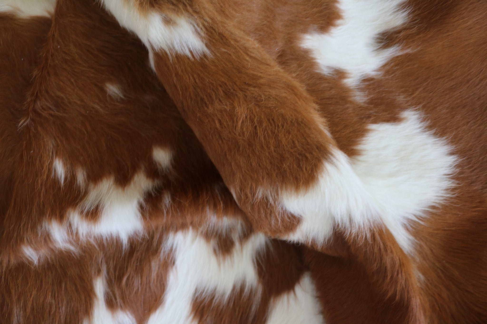 99360- Cowhide Rug BROWN & WHITE - Premium Collection