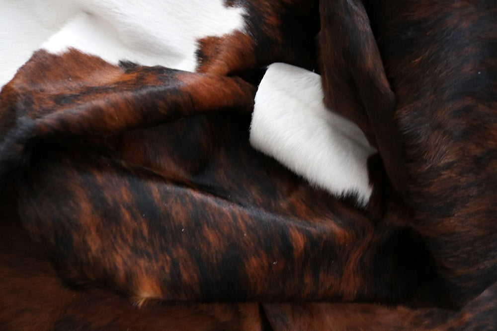 Big Real XXXL Cowhide Rug Tricolor. Premium Collection. Code 97036