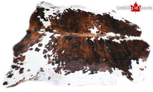 Big Real XXXL Cowhide Rug Tricolor. Premium Collection. Code 97039