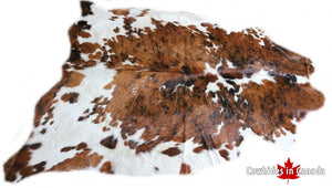 Real  Cowhide Rug Tricolor. Premium Collection. Code 98002