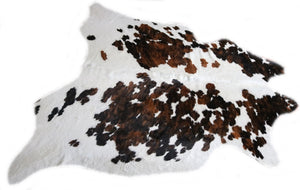 Real Cowhide Rug Tricolor. Premium Collection. Code 98042