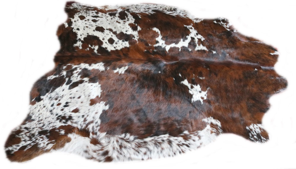 Cowhide Rug Tricolor XXXL Premium Collection. Code 98044