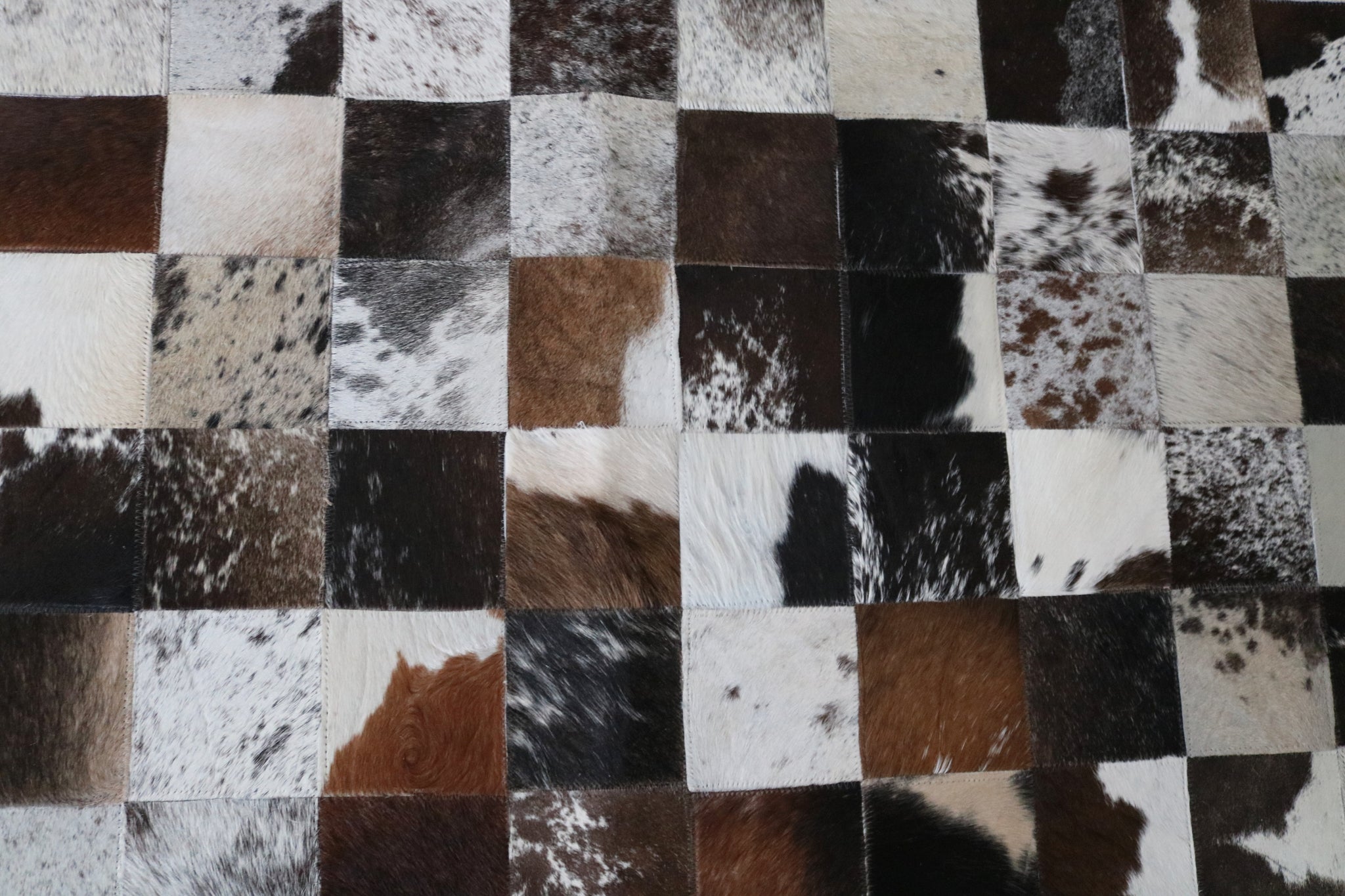 99514 Cowhide Patchwork rug - Premium  Collection