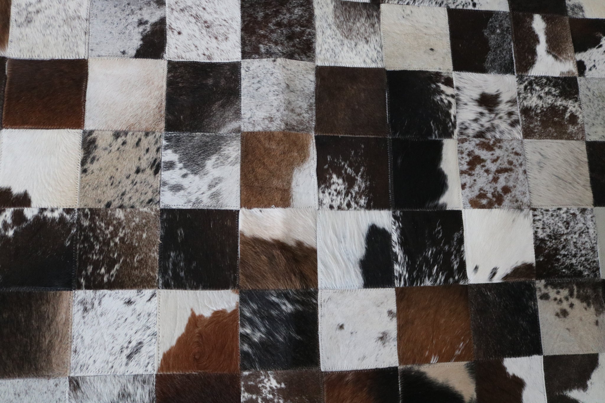 99514 Cowhide Patchwork rug - Premium  Collection