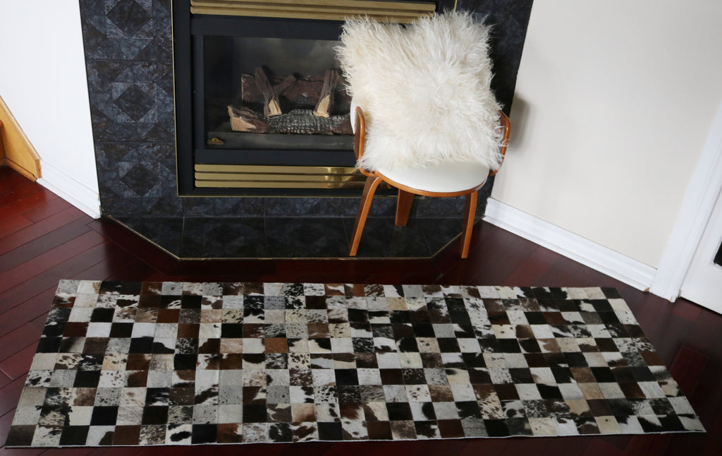 99515 Cowhide Patchwork rug - Premium  Collection