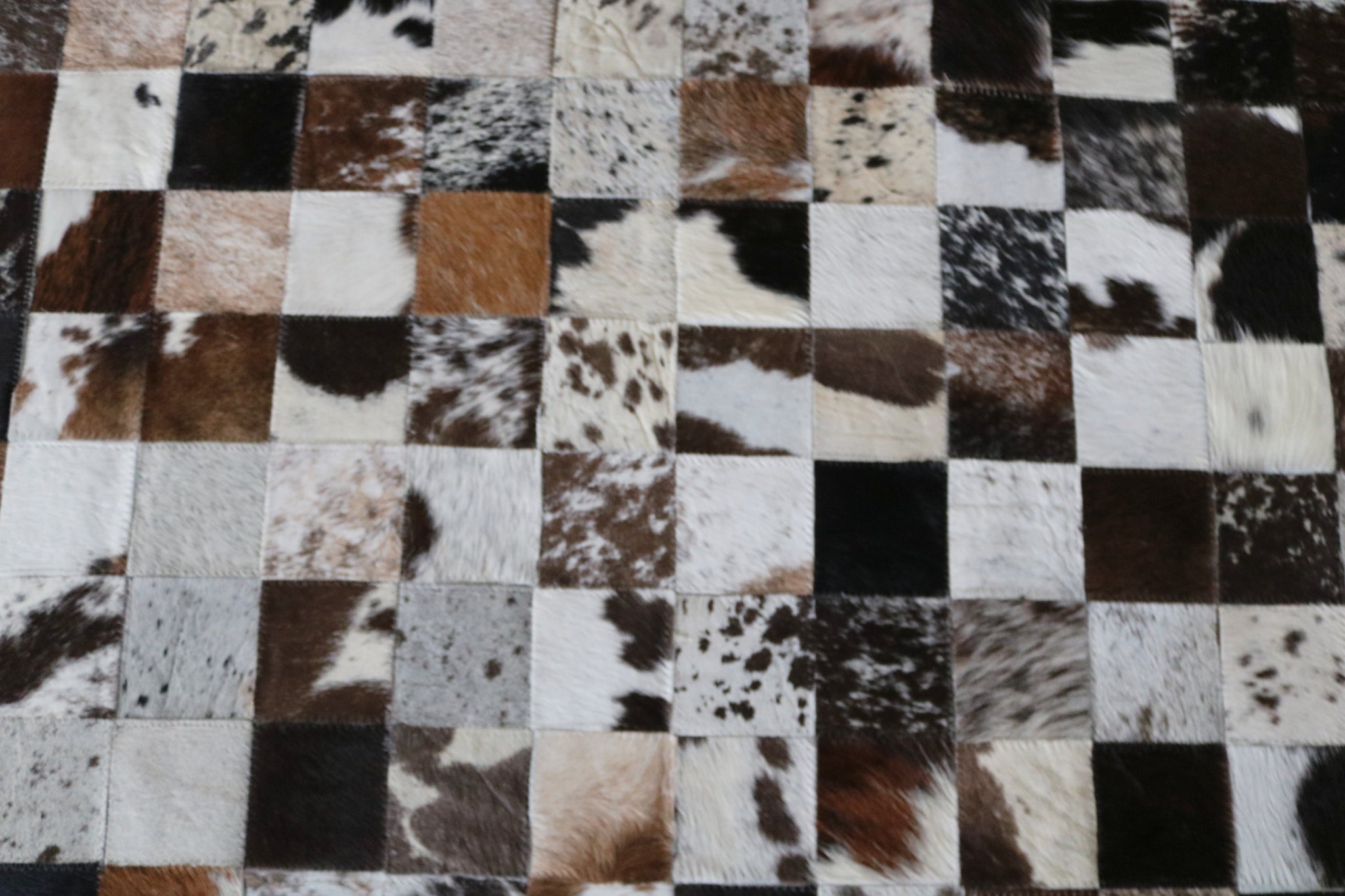 99515 Cowhide Patchwork rug - Premium  Collection