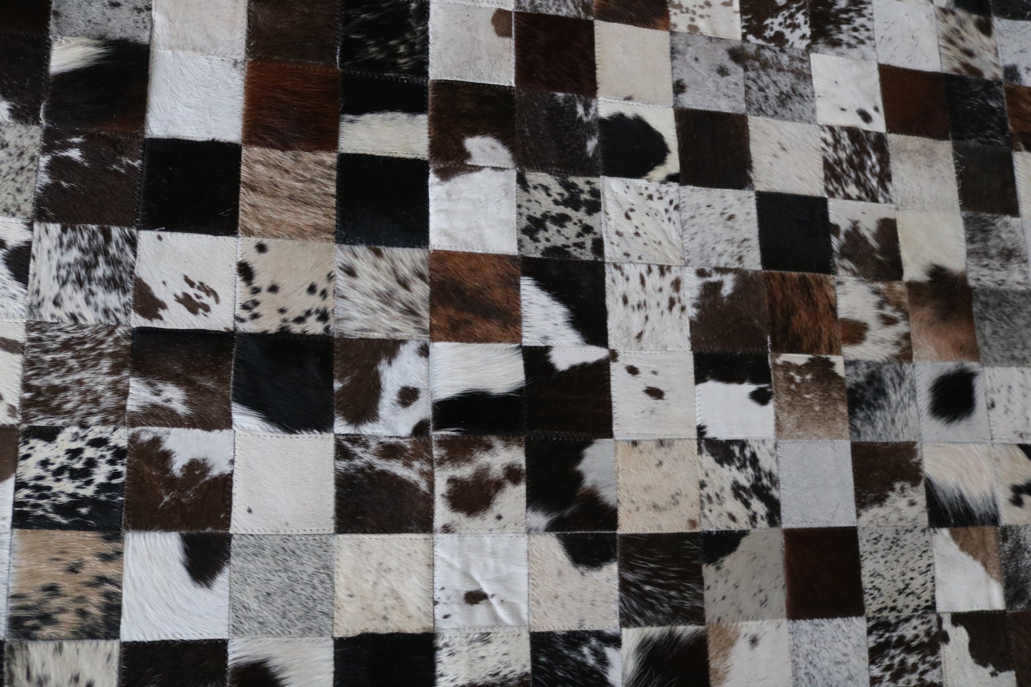 99516 Cowhide Patchwork rug - Premium  Collection