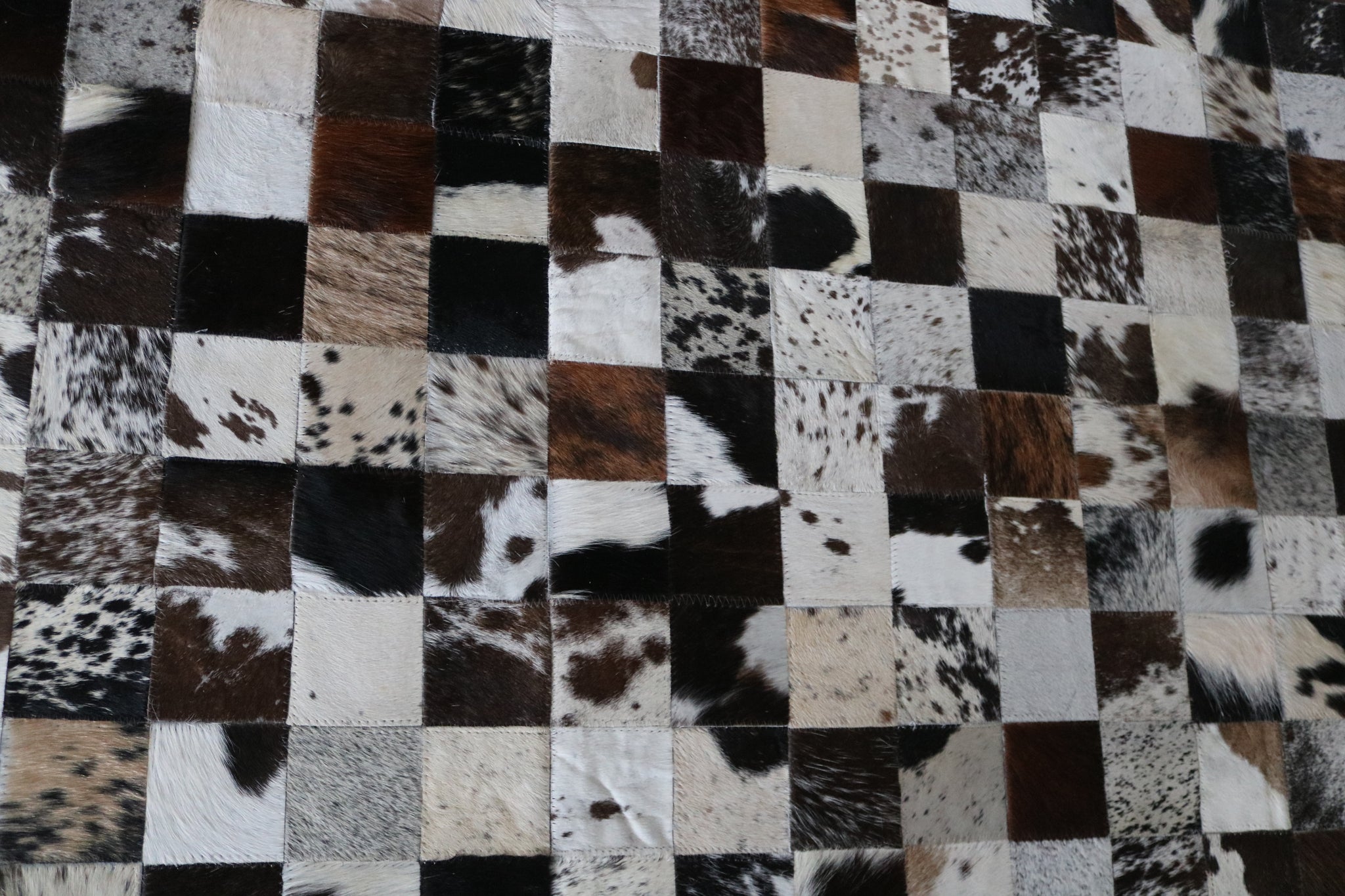 99516 Cowhide Patchwork rug - Premium  Collection