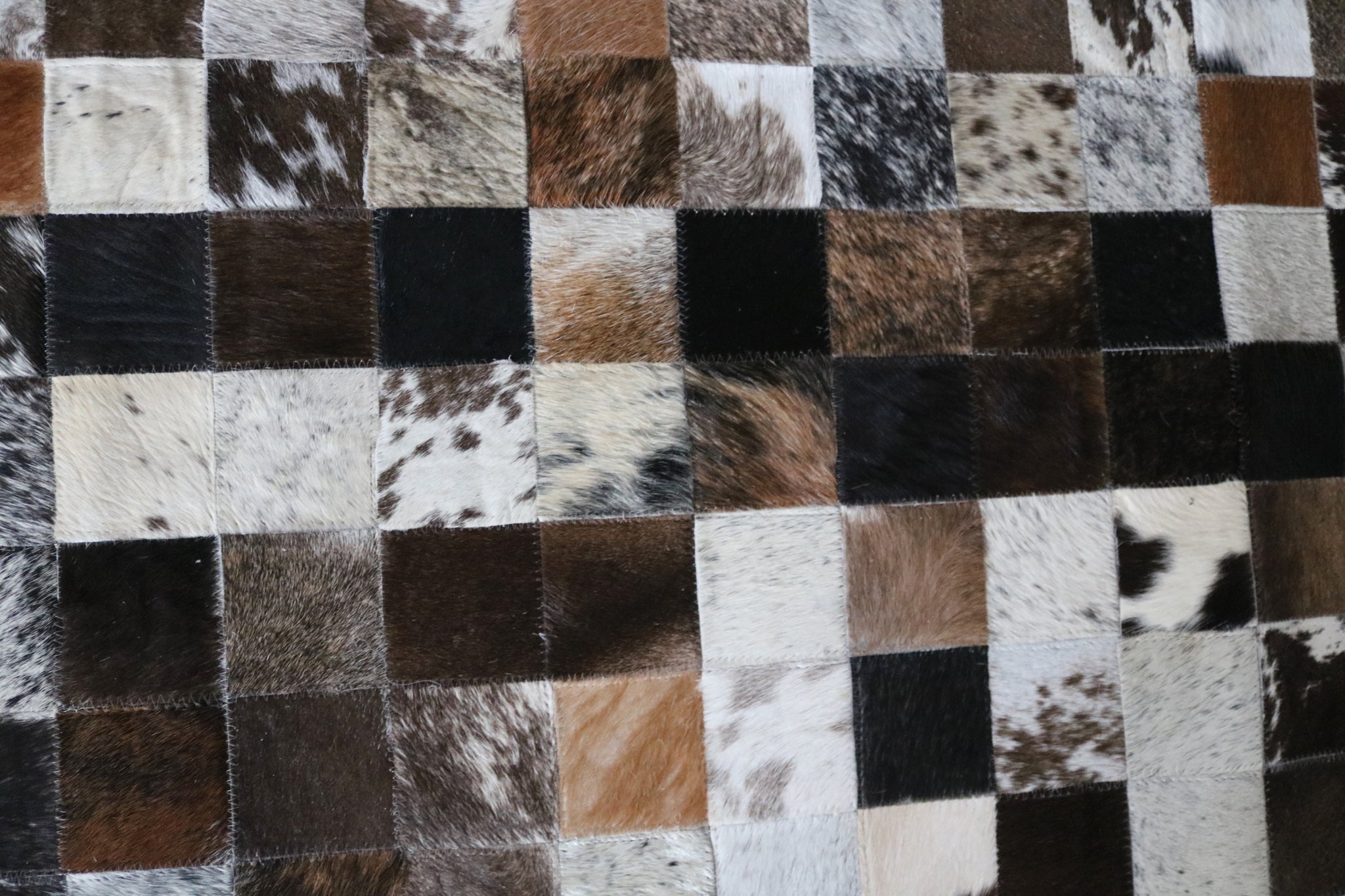 99517 Cowhide Patchwork rug - Premium  Collection