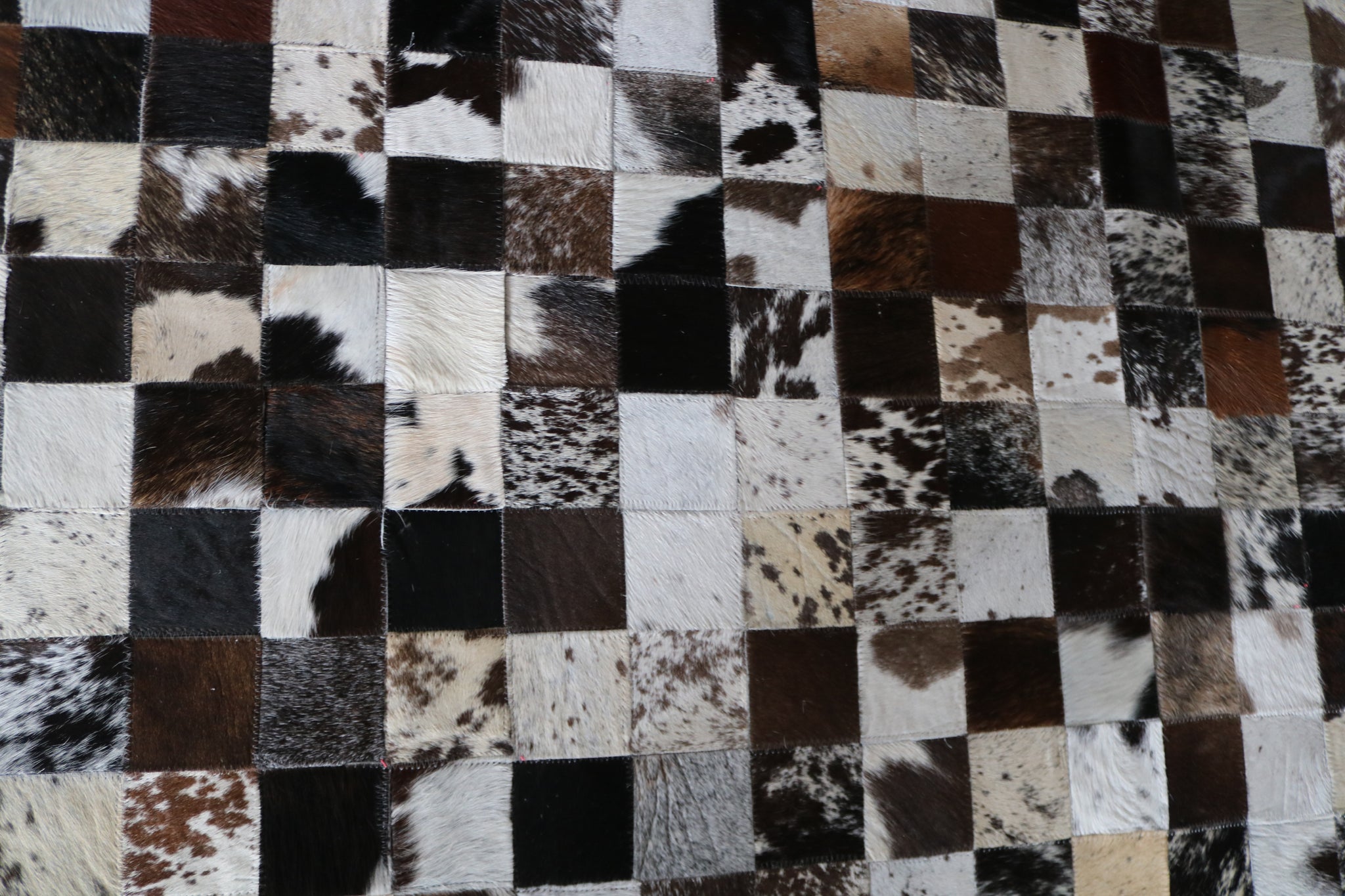 99520  Cowhide Patchwork rug - Premium  Collection RUNNER