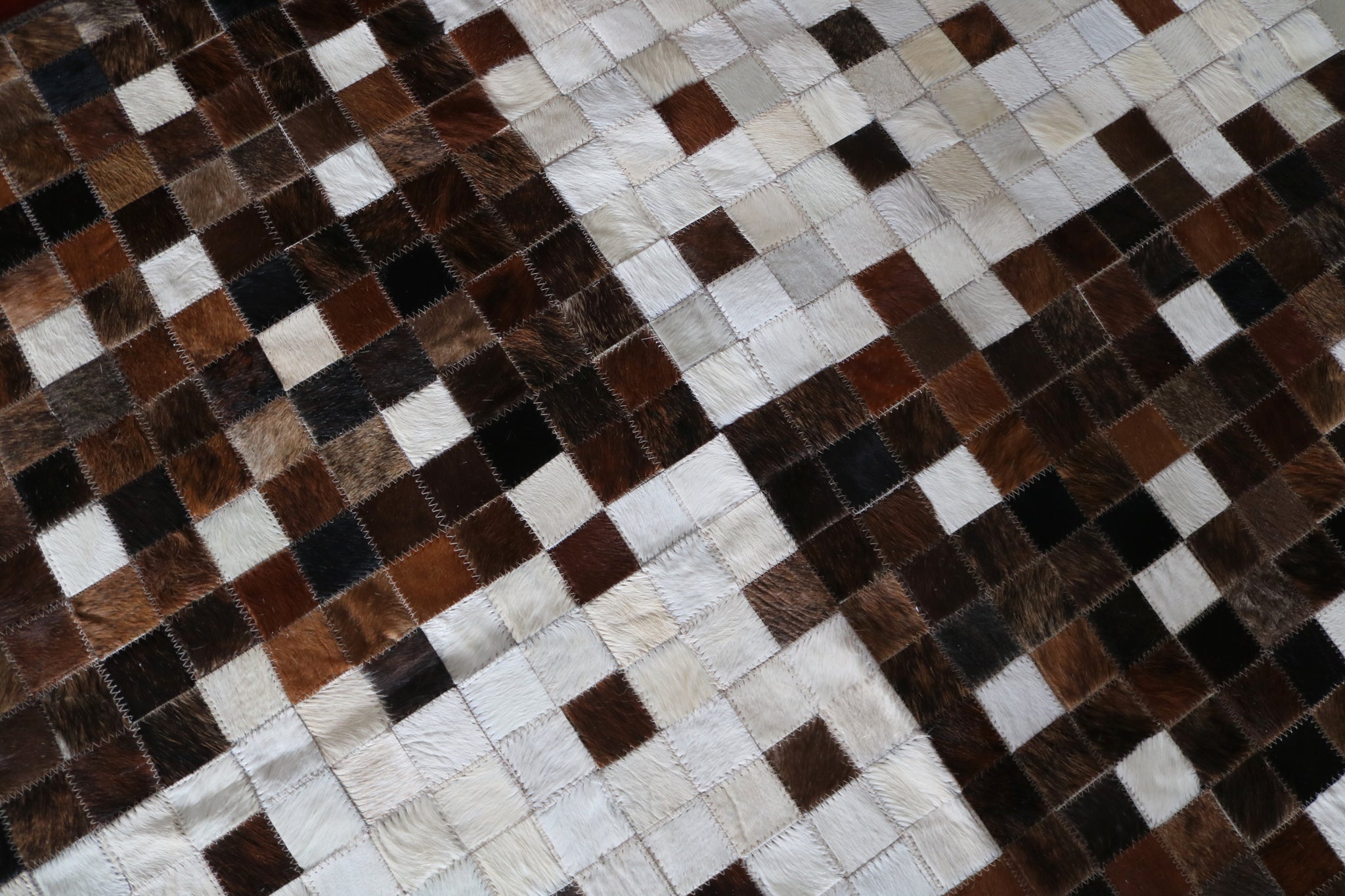 99521  Cowhide Patchwork rug - Premium  Collection
