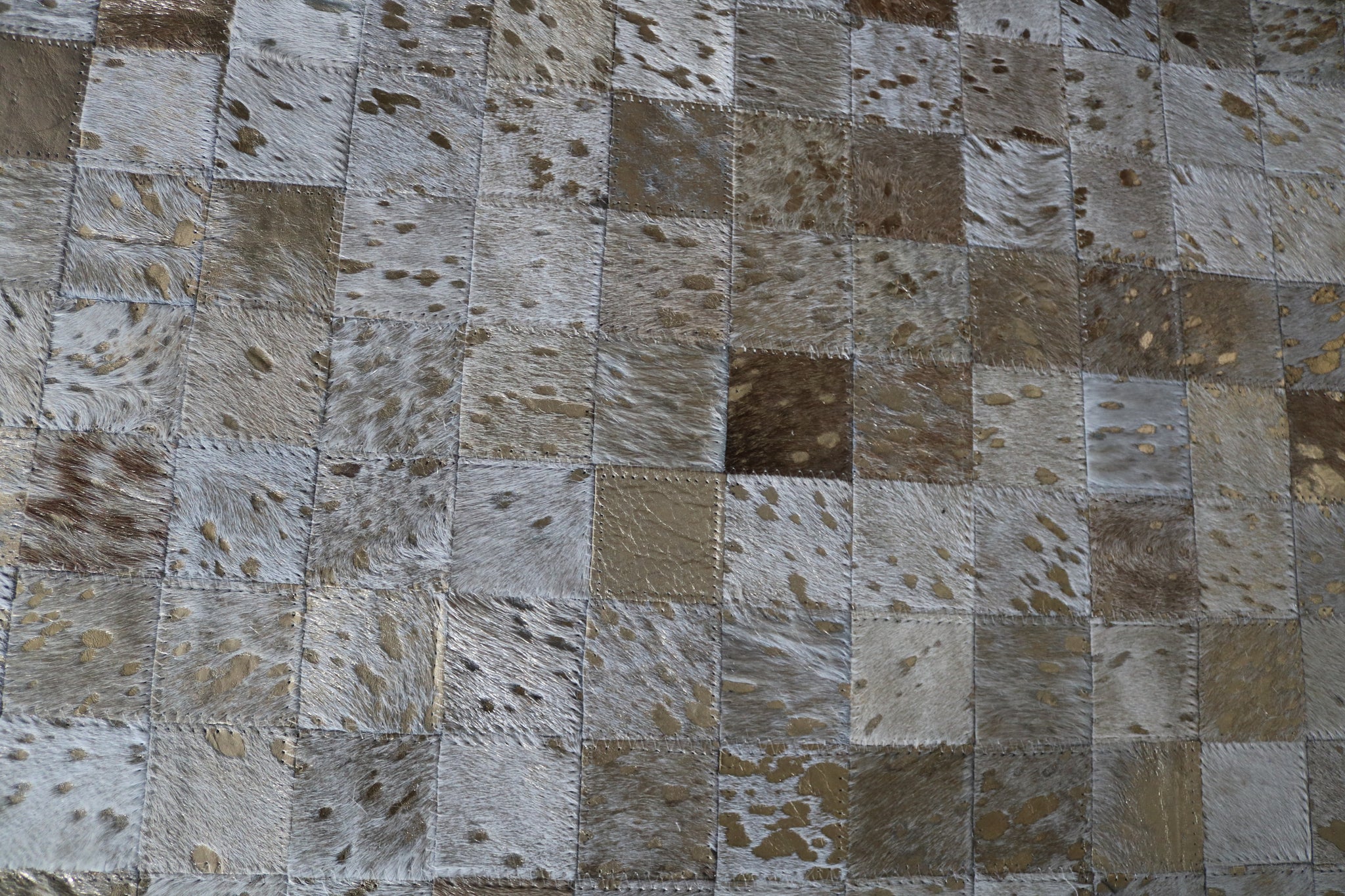 99522  Cowhide Patchwork rug - Premium  Collection RUNNER