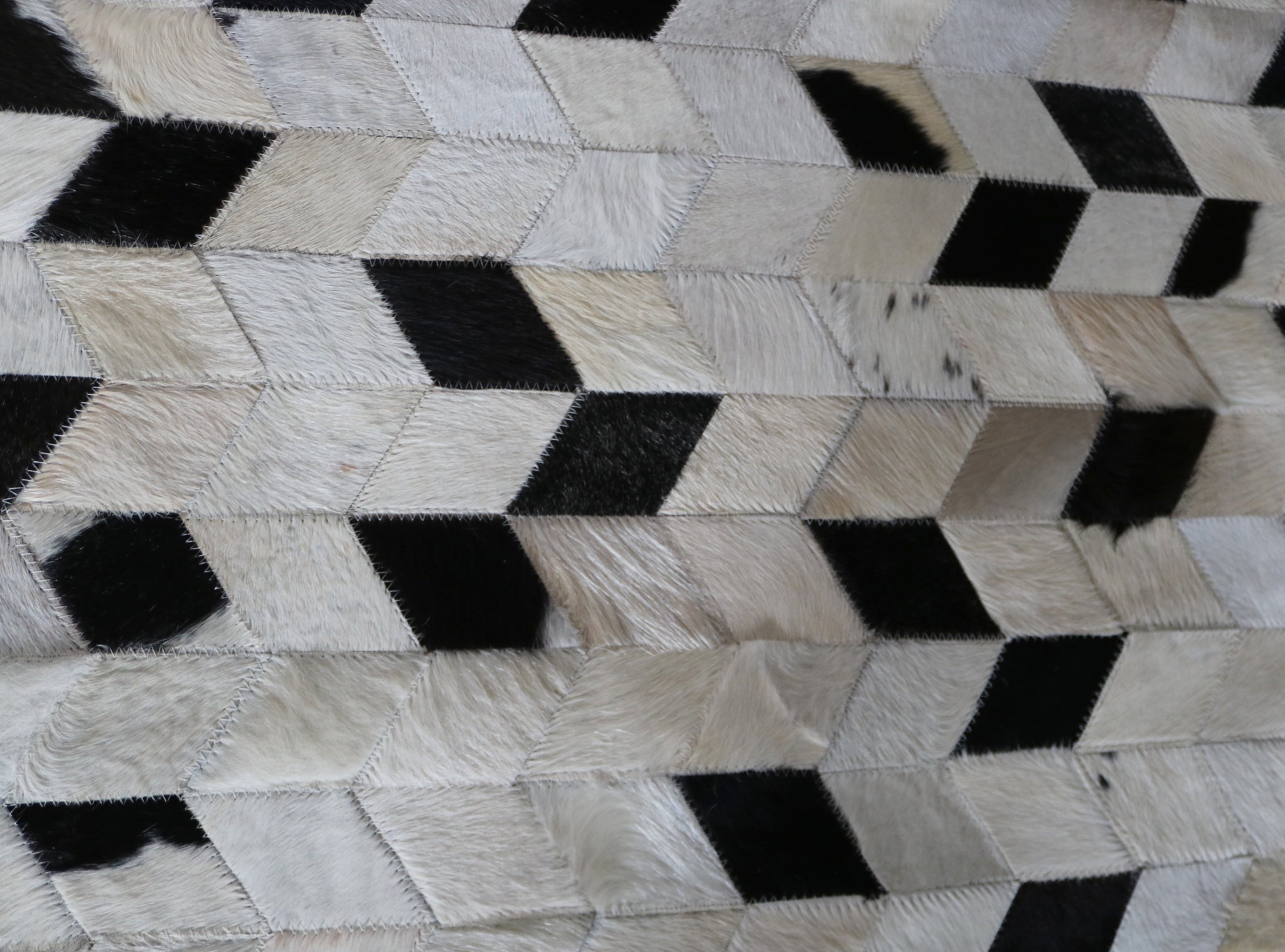 99525  Cowhide Patchwork rug - Premium  Collection