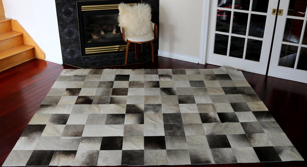 99527 Cowhide Patchwork rug - Premium  Collection SUPER BIG SIZE XXXL