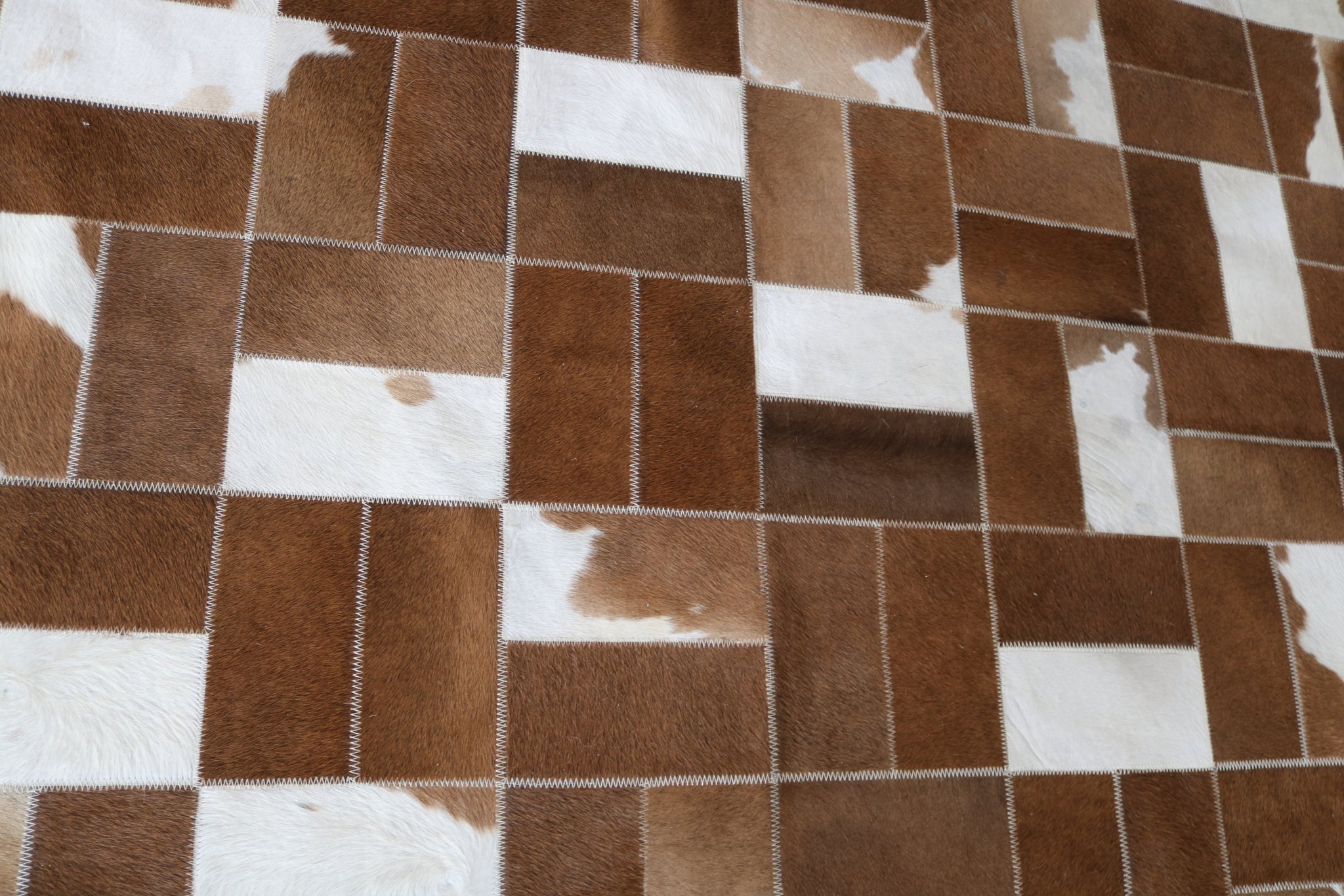 99528 Cowhide Patchwork rug - Premium  Collection