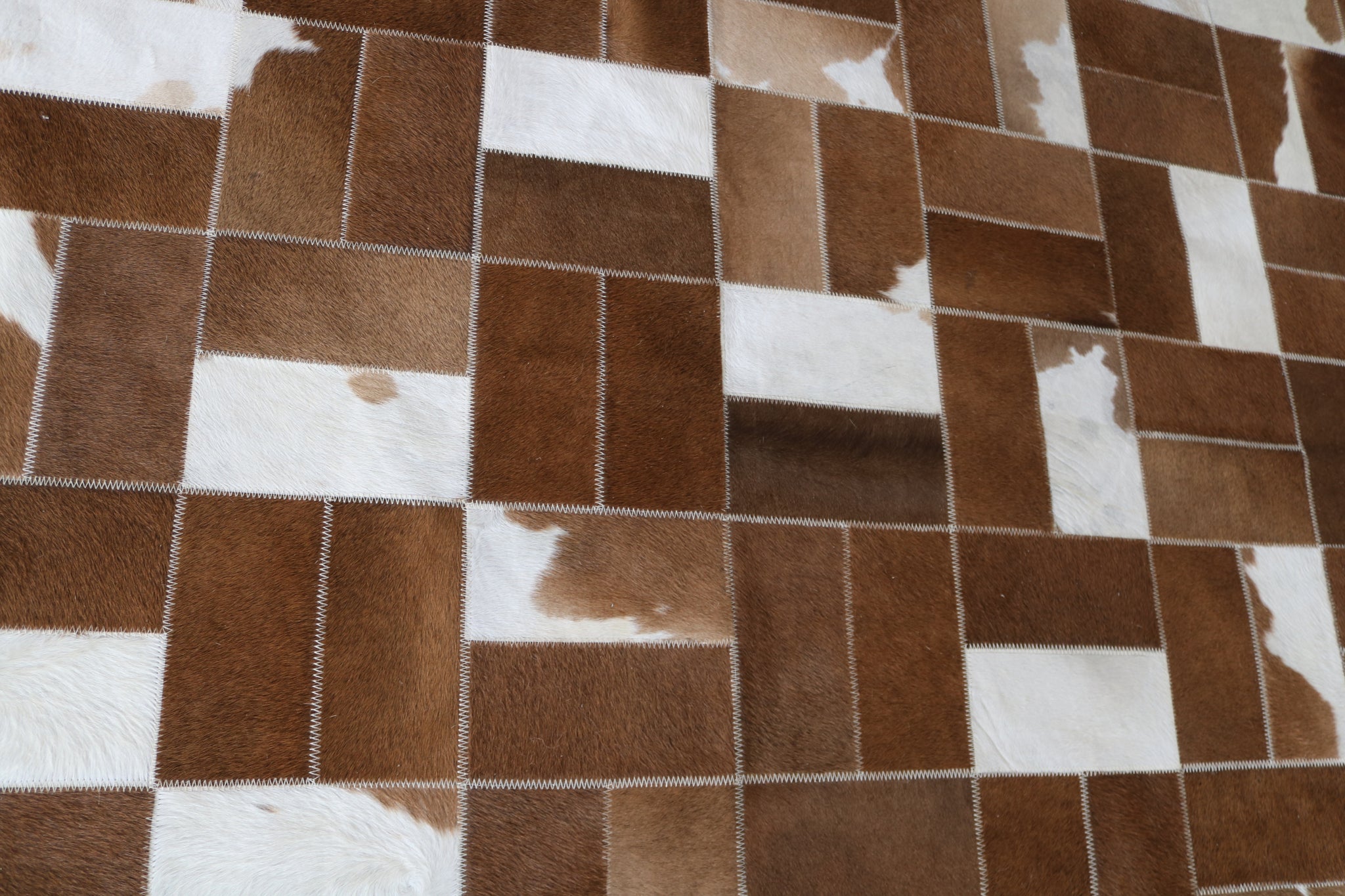 99528 Cowhide Patchwork rug - Premium  Collection