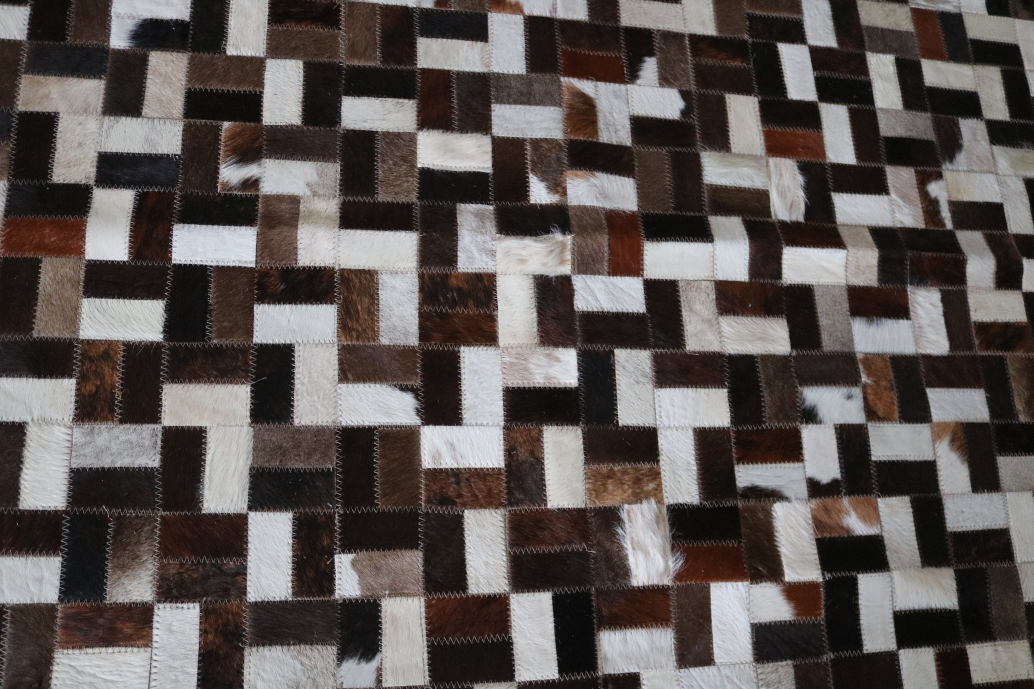 99530 Cowhide Patchwork rug - Premium  Collection