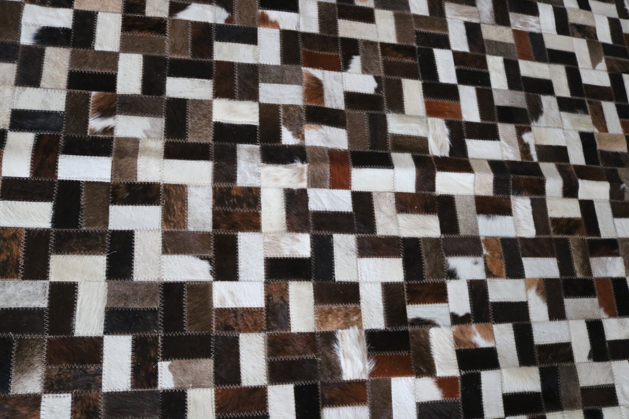 99530 Cowhide Patchwork rug - Premium  Collection