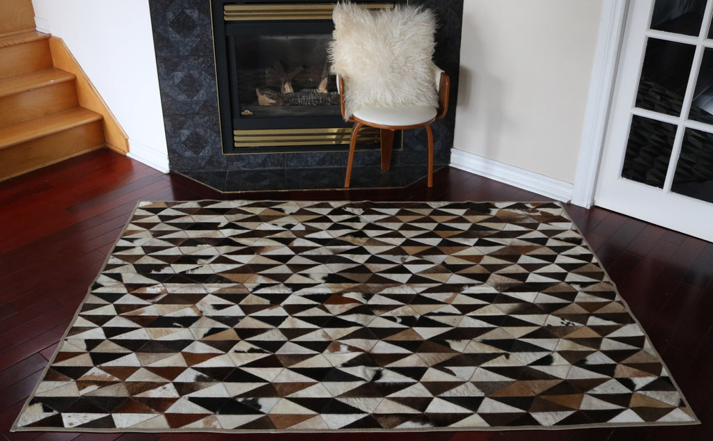 99532 Cowhide Patchwork rug - Premium  Collection