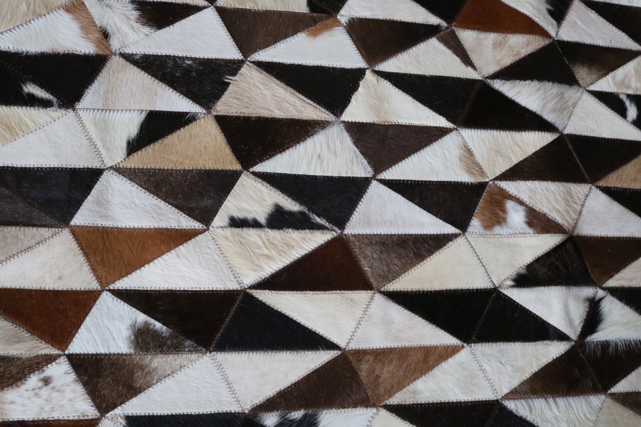 99532 Cowhide Patchwork rug - Premium  Collection