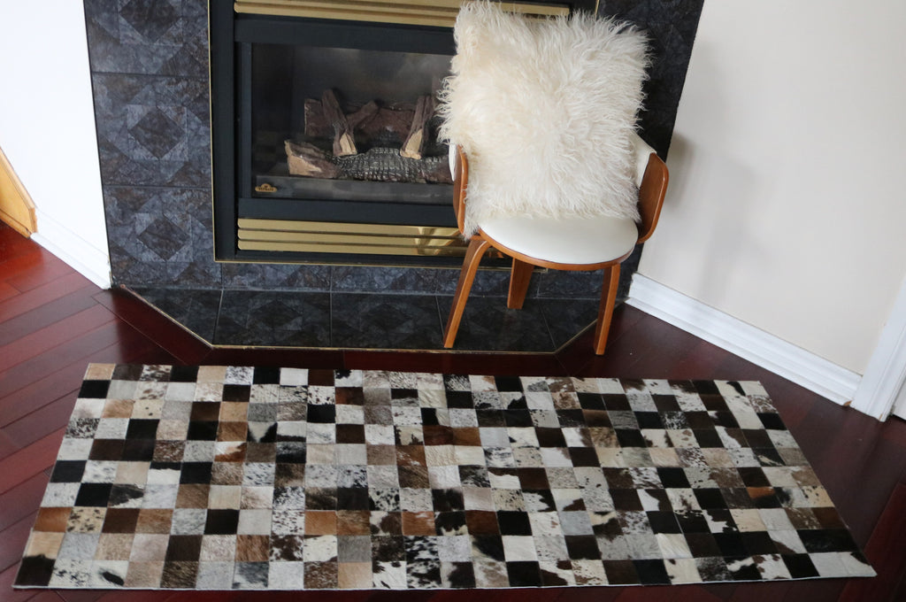 99533 Cowhide Patchwork rug - Premium  Collection RUNNER