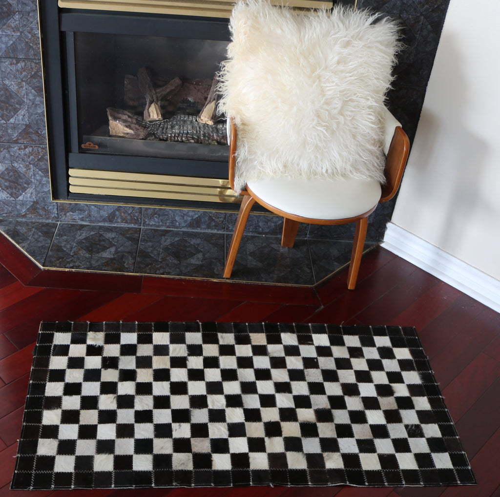 99543 Cowhide Patchwork rug - Premium  Collection RUNNER