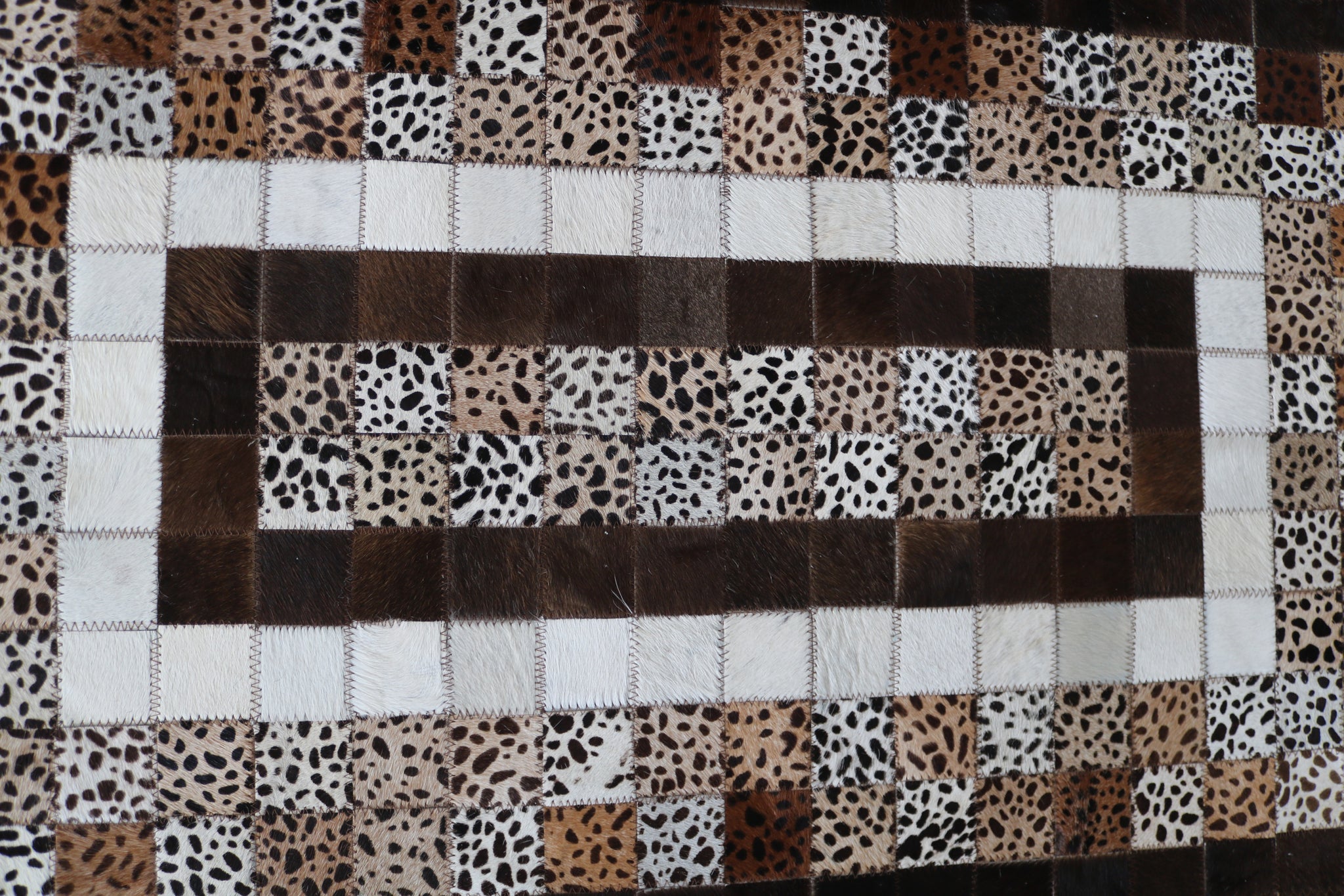 99545 Cowhide Patchwork rug - Premium  Collection RUNNER