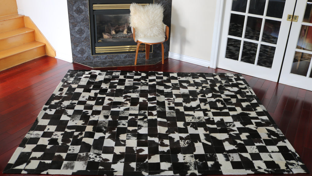 99558 Cowhide Patchwork rug - Premium  Collection  SUPER BIG SIZE XXXL