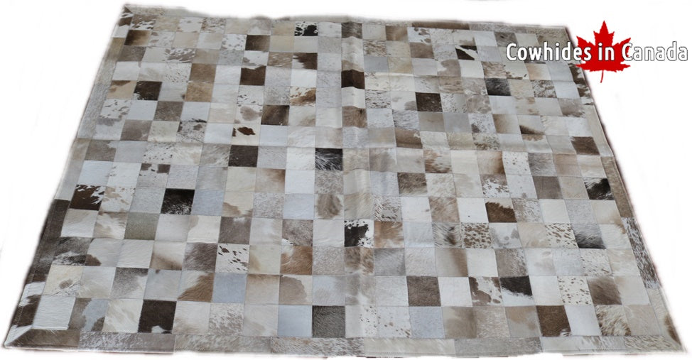 98062  Cowhide rug Collection PATCHWORK Cowhides in Canada