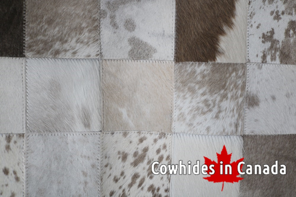 98062  Cowhide rug Collection PATCHWORK Cowhides in Canada