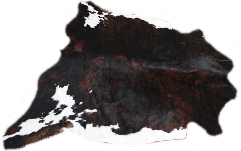 Real Cowhide Rug Tricolor. Premium Collection. Code 98064