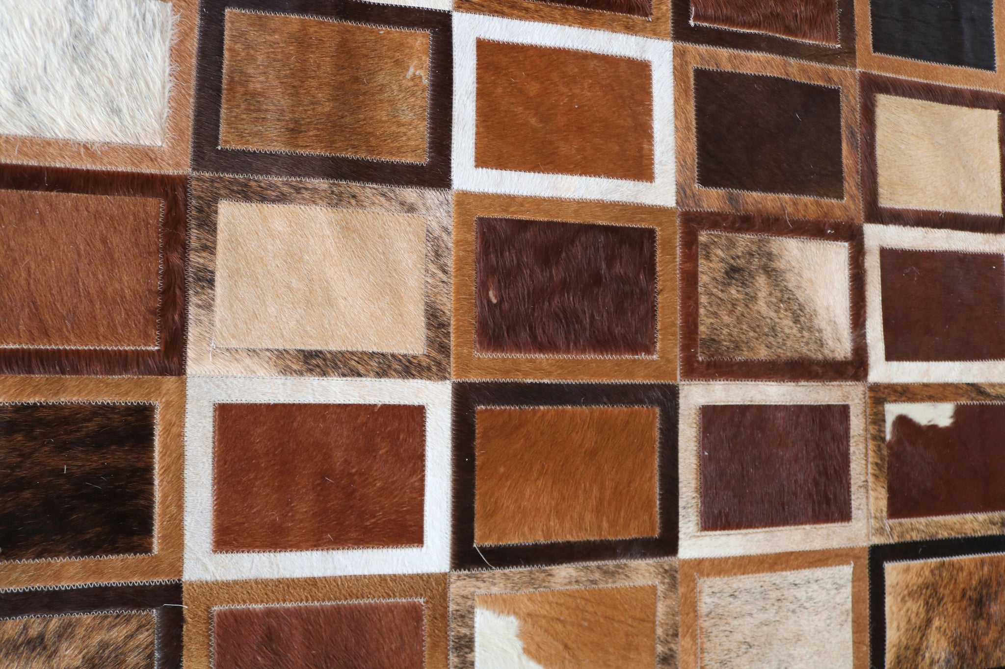 99561 Cowhide Patchwork rug - Premium  Collection RUNNER