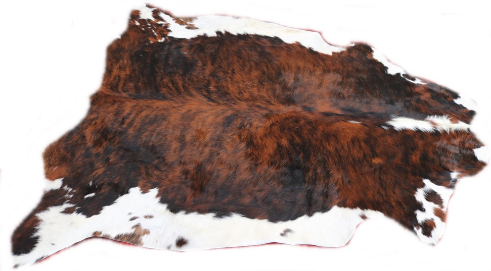 Real Cowhide Rug Tricolor. Premium Collection. Code 98070