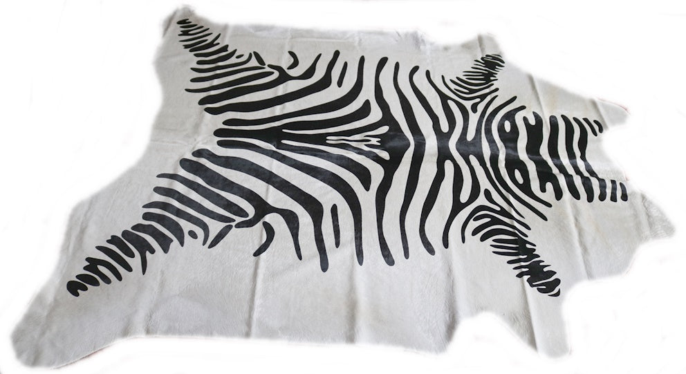 98075  Cowhide rug Collection Cowhides in Canada XXXL SUPER BIG SIZE ZEBRA